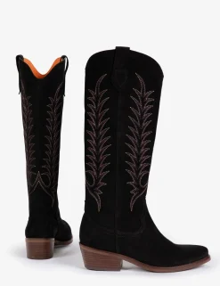 BOY Penelope Chilvers Blanca Suede Embroidered Boot