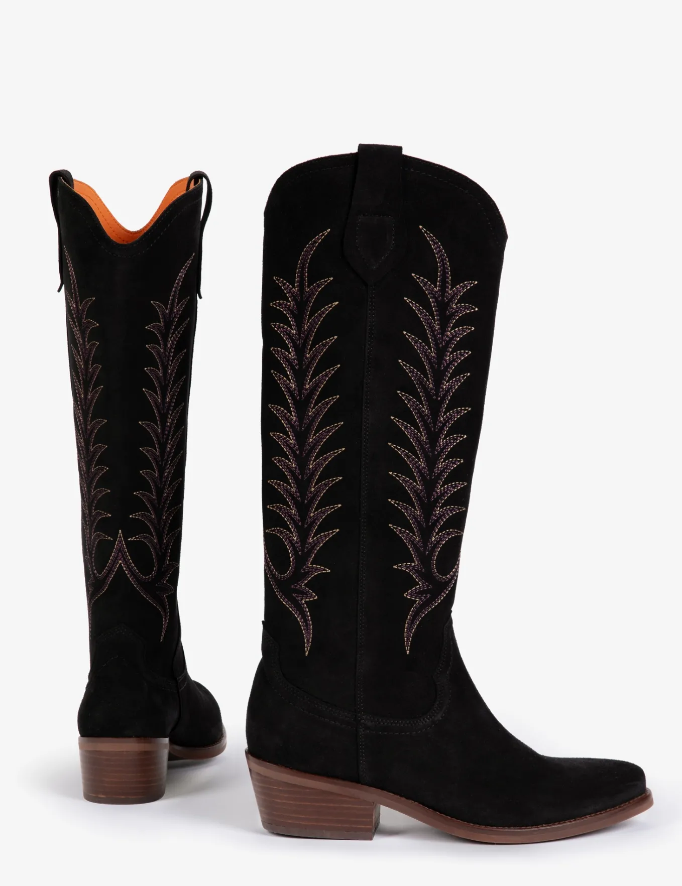 BOY Penelope Chilvers Blanca Suede Embroidered Boot