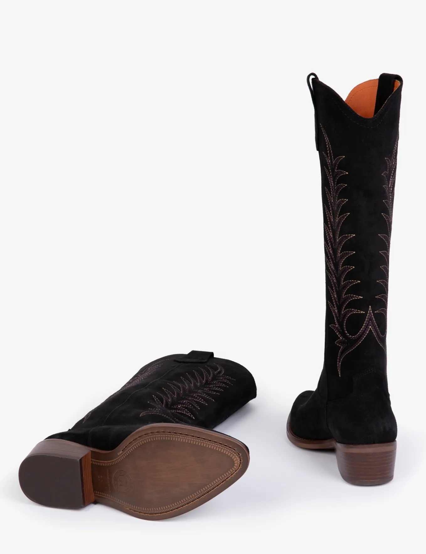 BOY Penelope Chilvers Blanca Suede Embroidered Boot