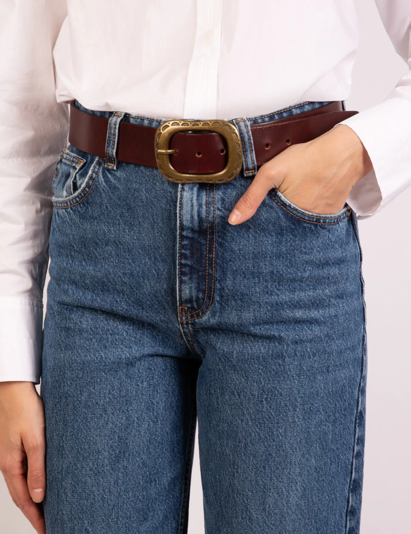Penelope Chilvers Bronze Buckle Belt