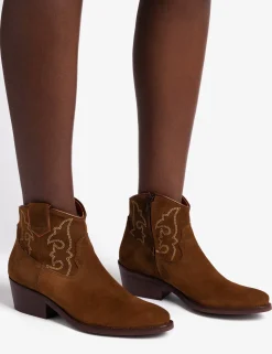 BOY Penelope Chilvers Cassidy Suede Embroidered Boot