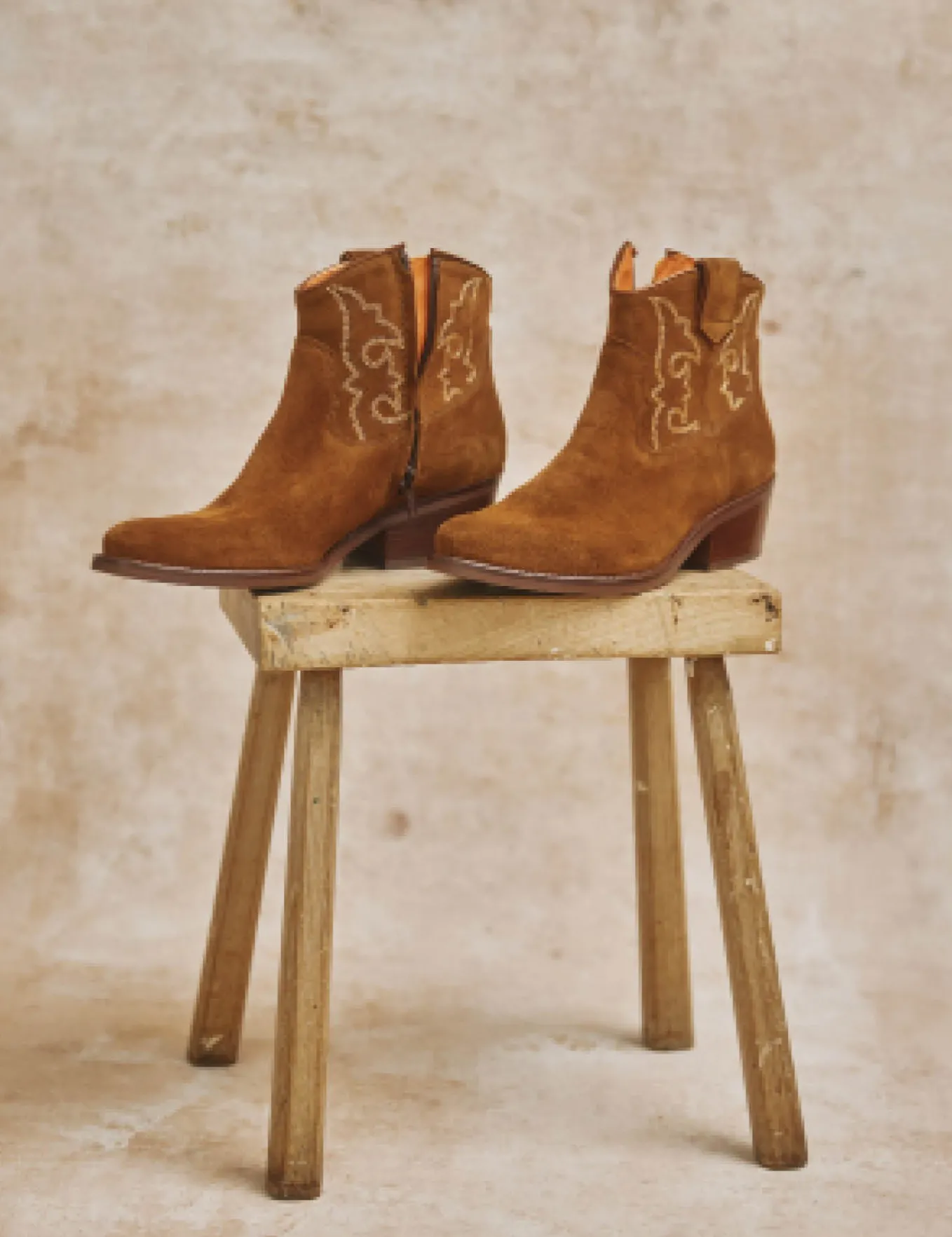 BOY Penelope Chilvers Cassidy Suede Embroidered Boot