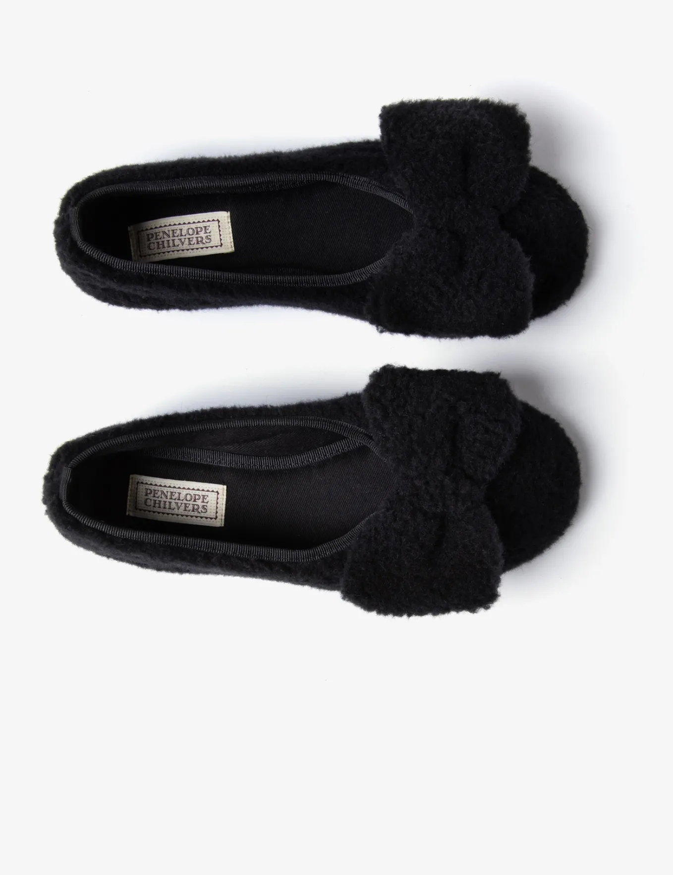Penelope Chilvers Celeste Shearling Bow Slipper