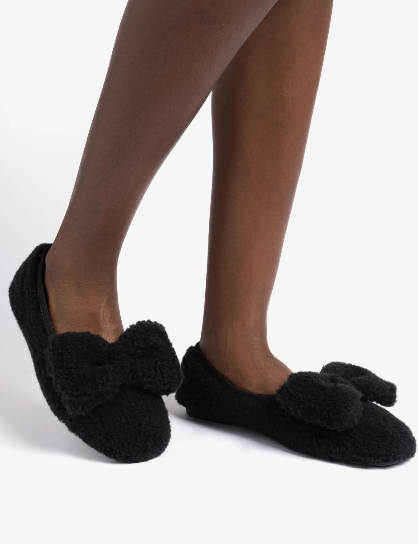 Penelope Chilvers Celeste Shearling Bow Slipper