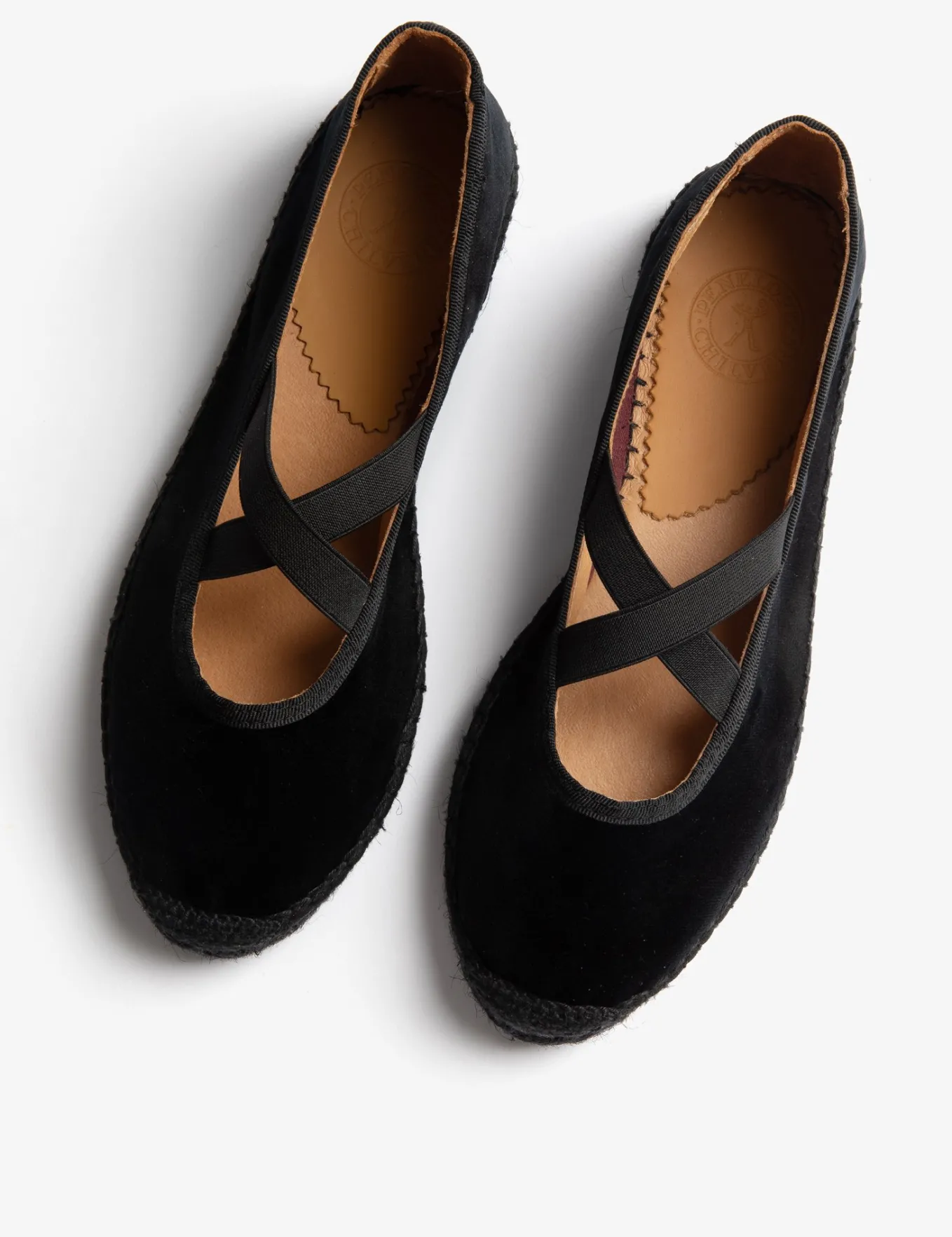 Penelope Chilvers Chico Velvet Espadrille