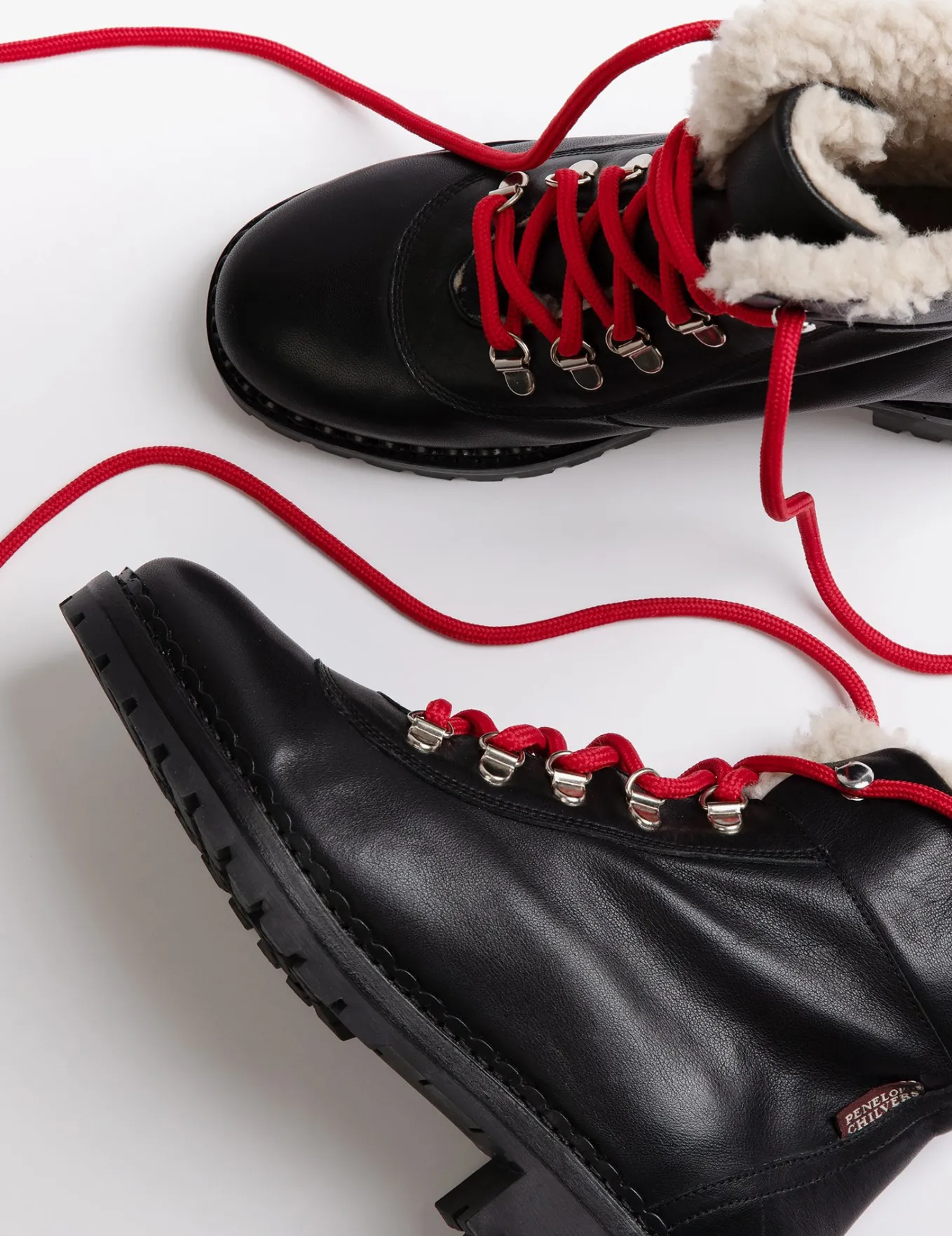 Penelope Chilvers Cortina Leather Shearling Boot