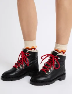 Penelope Chilvers Cortina Leather Shearling Boot