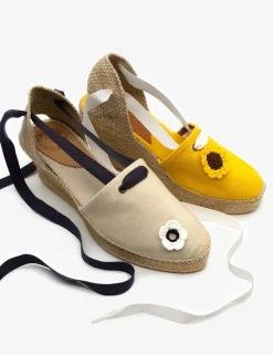 Penelope Chilvers Cotton Herringbone Espadrille Laces
