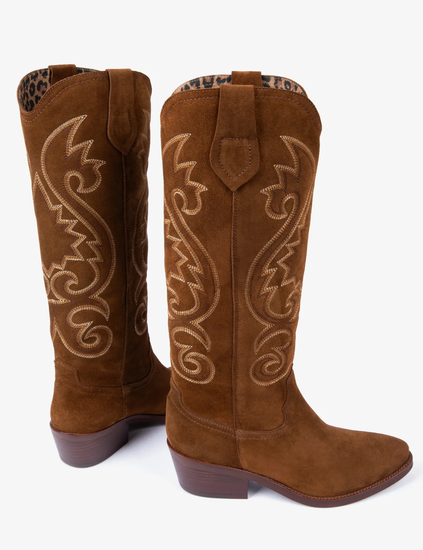 BOY Penelope Chilvers Cowgirl Suede Embroidered Boot