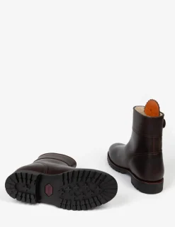 Penelope Chilvers Cropped Wool-Lined Tassel Boot