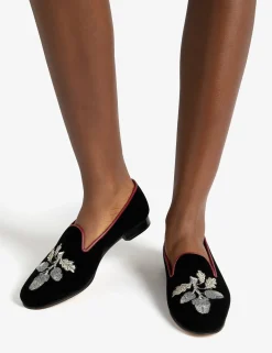 Penelope Chilvers Dandy Velvet Acorn Slipper