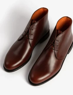 Penelope Chilvers Flint Wood Leather Chukka Boot