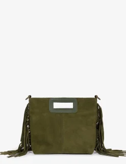 Penelope Chilvers Fringe Handy Suede Bag