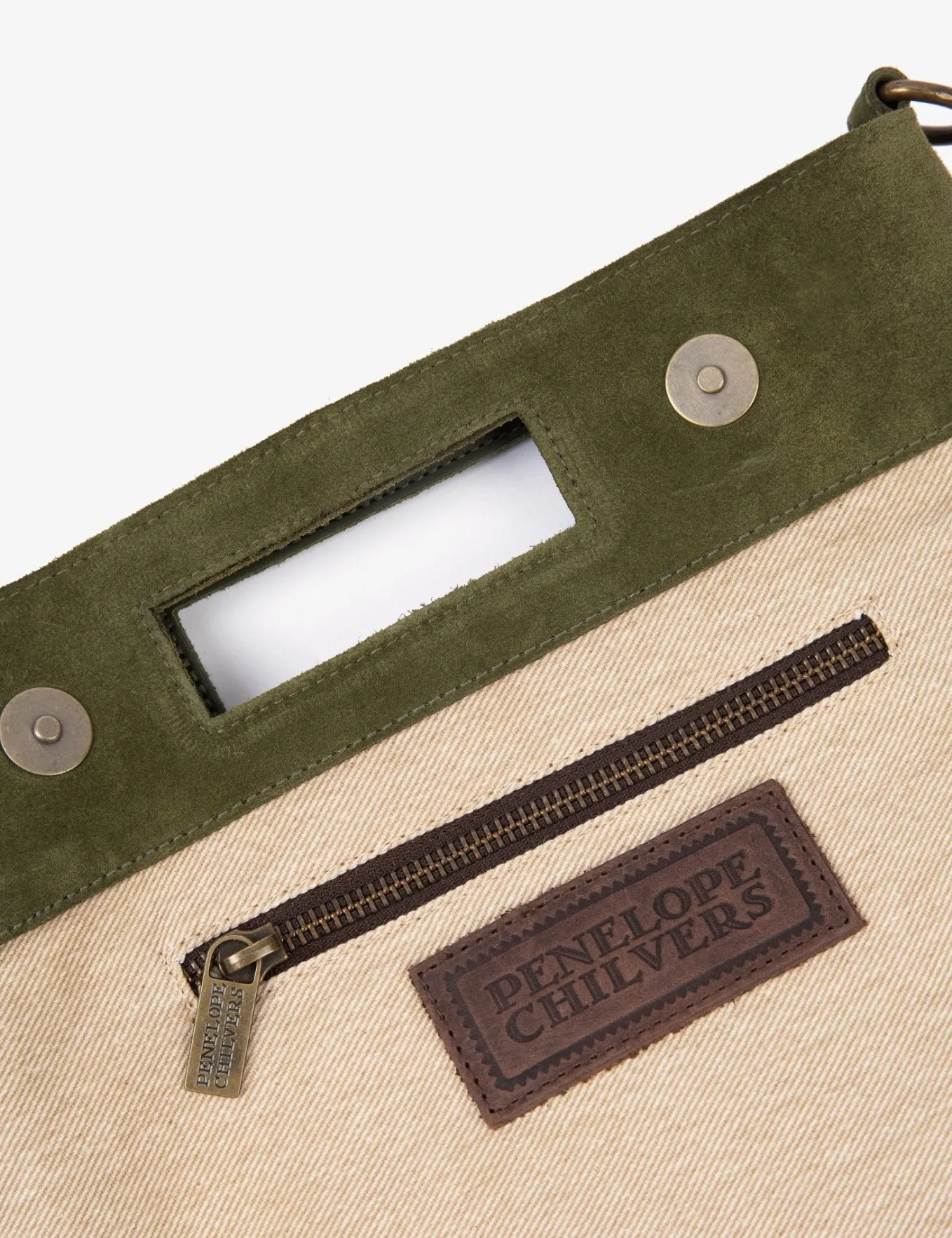 Penelope Chilvers Fringe Handy Suede Bag