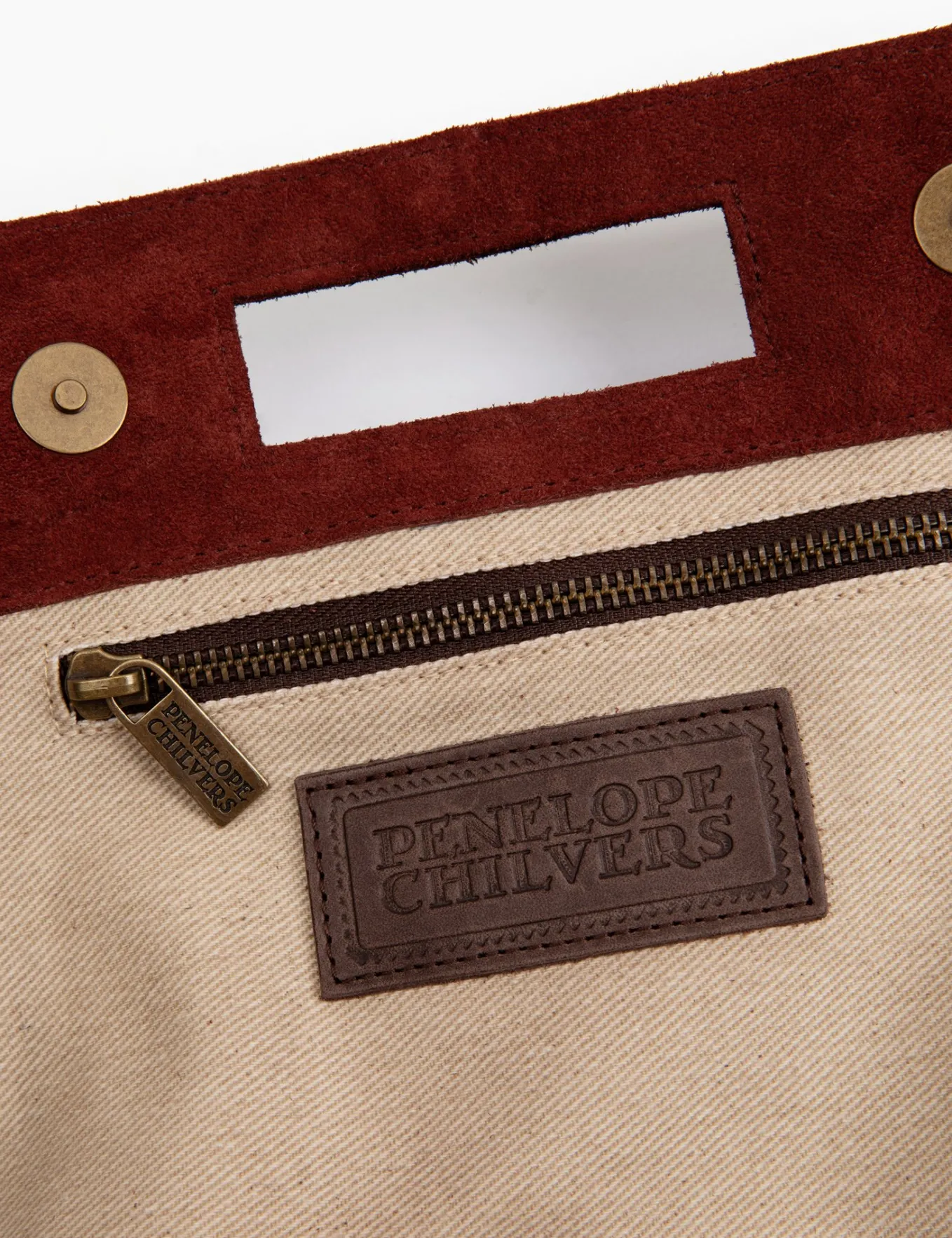 Penelope Chilvers Fringe Handy Suede Bag