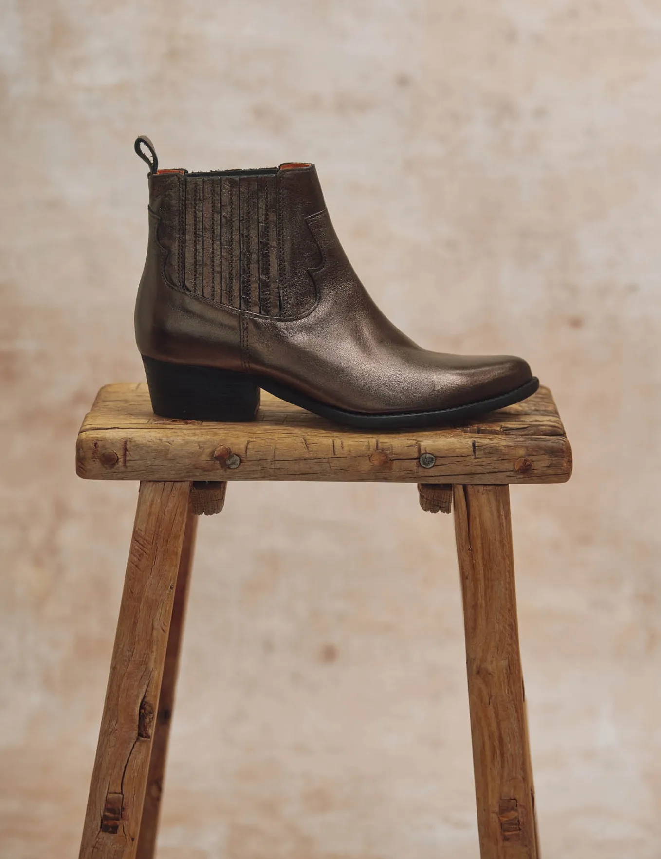 Penelope Chilvers Frontier Metallic Leather Boot
