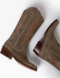 BOY Penelope Chilvers Goldie Embroidered Cowboy Boot