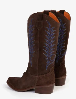 BOY Penelope Chilvers Goldie Embroidered Cowboy Boot