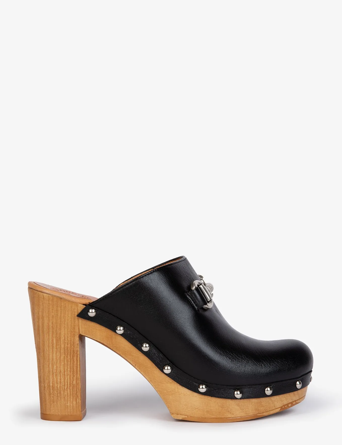 Penelope Chilvers High Horsebit Leather Clog