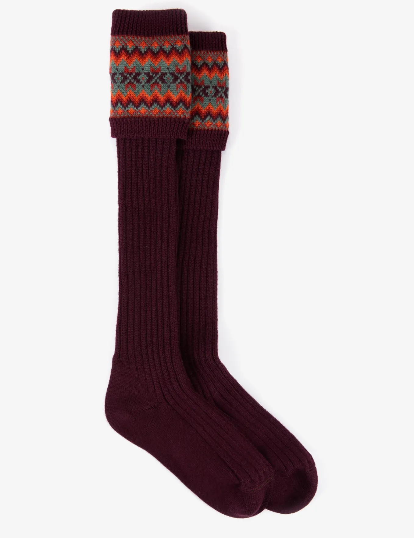 Penelope Chilvers Highland Fairisle Boot Sock