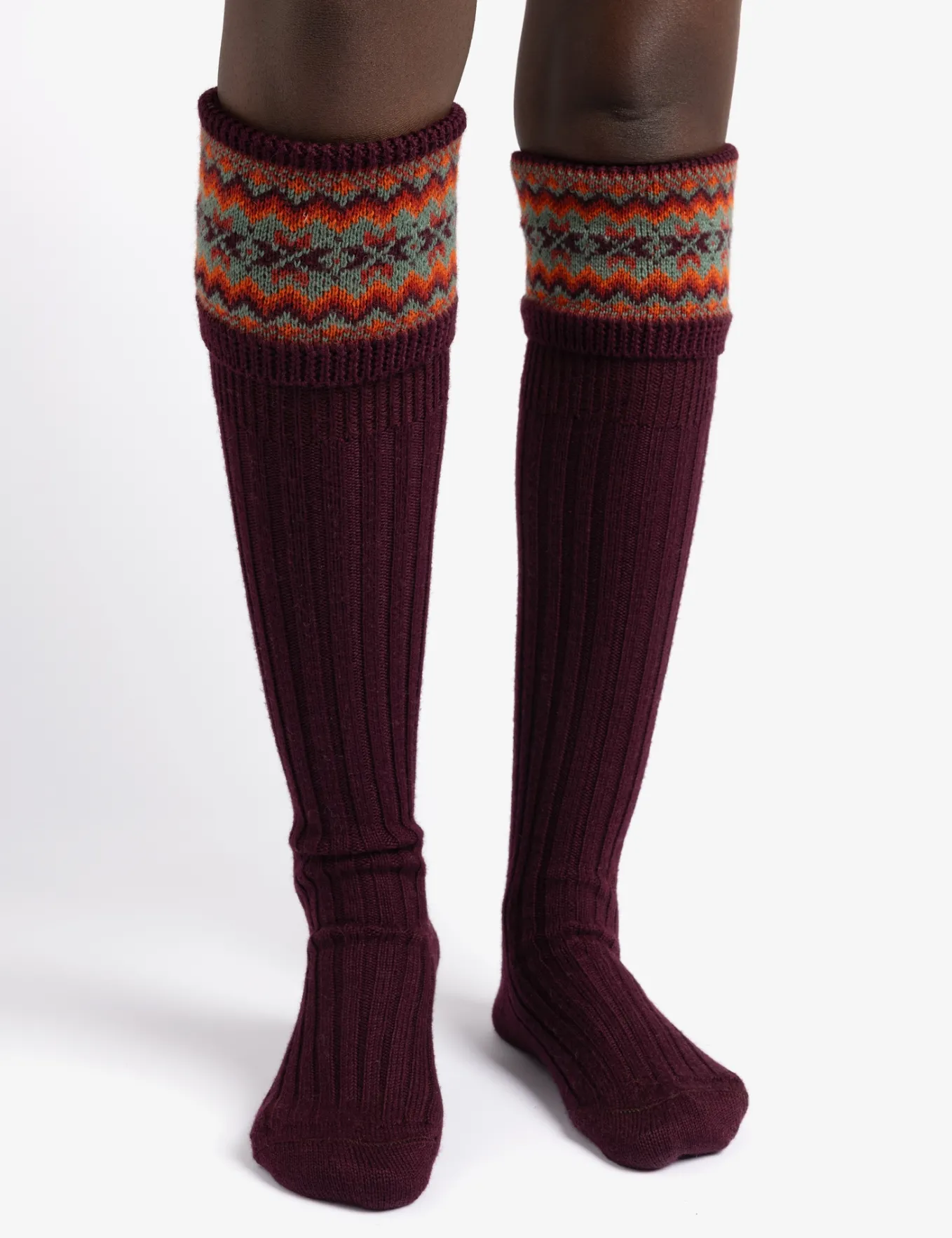 Penelope Chilvers Highland Fairisle Boot Sock