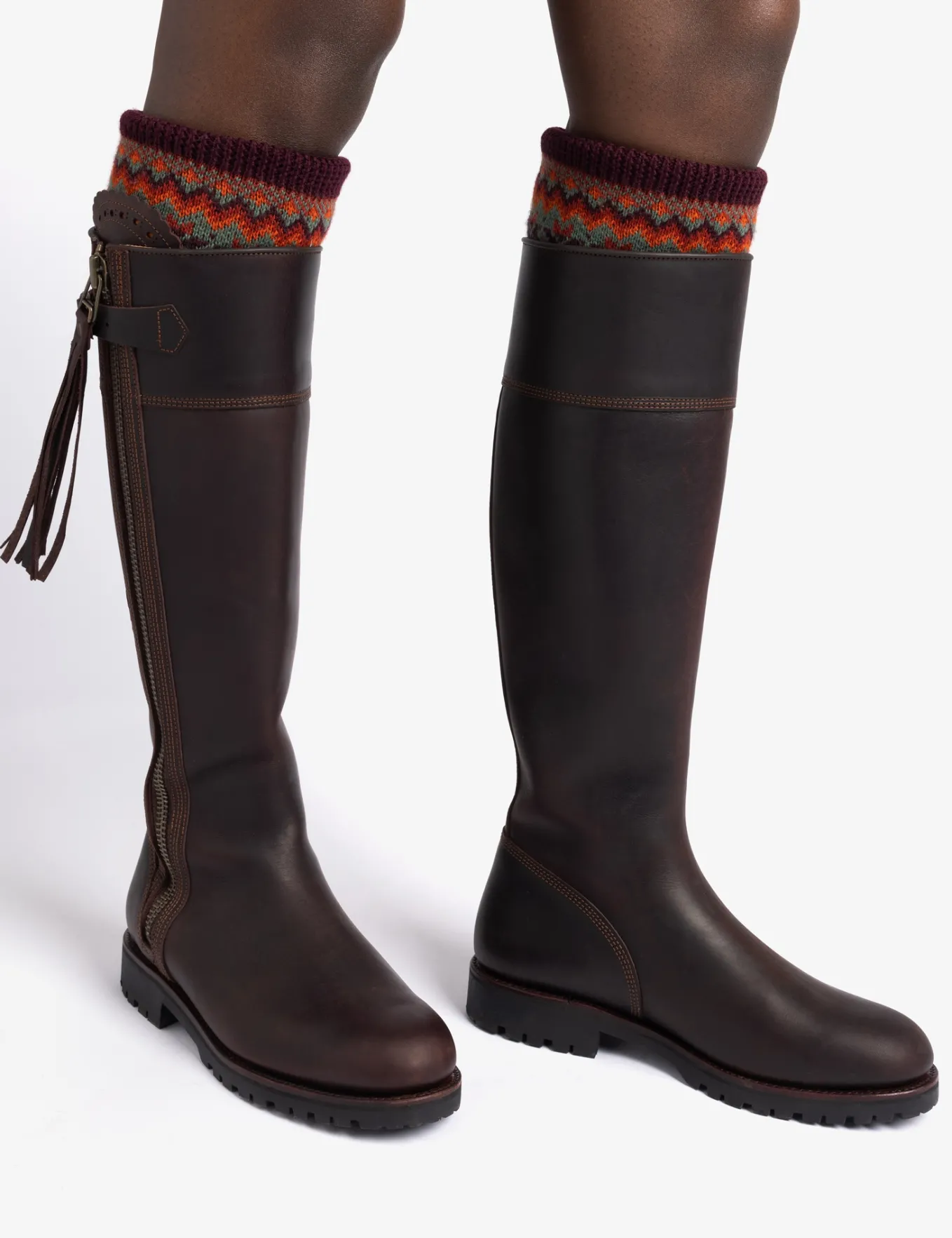 Penelope Chilvers Highland Fairisle Boot Sock