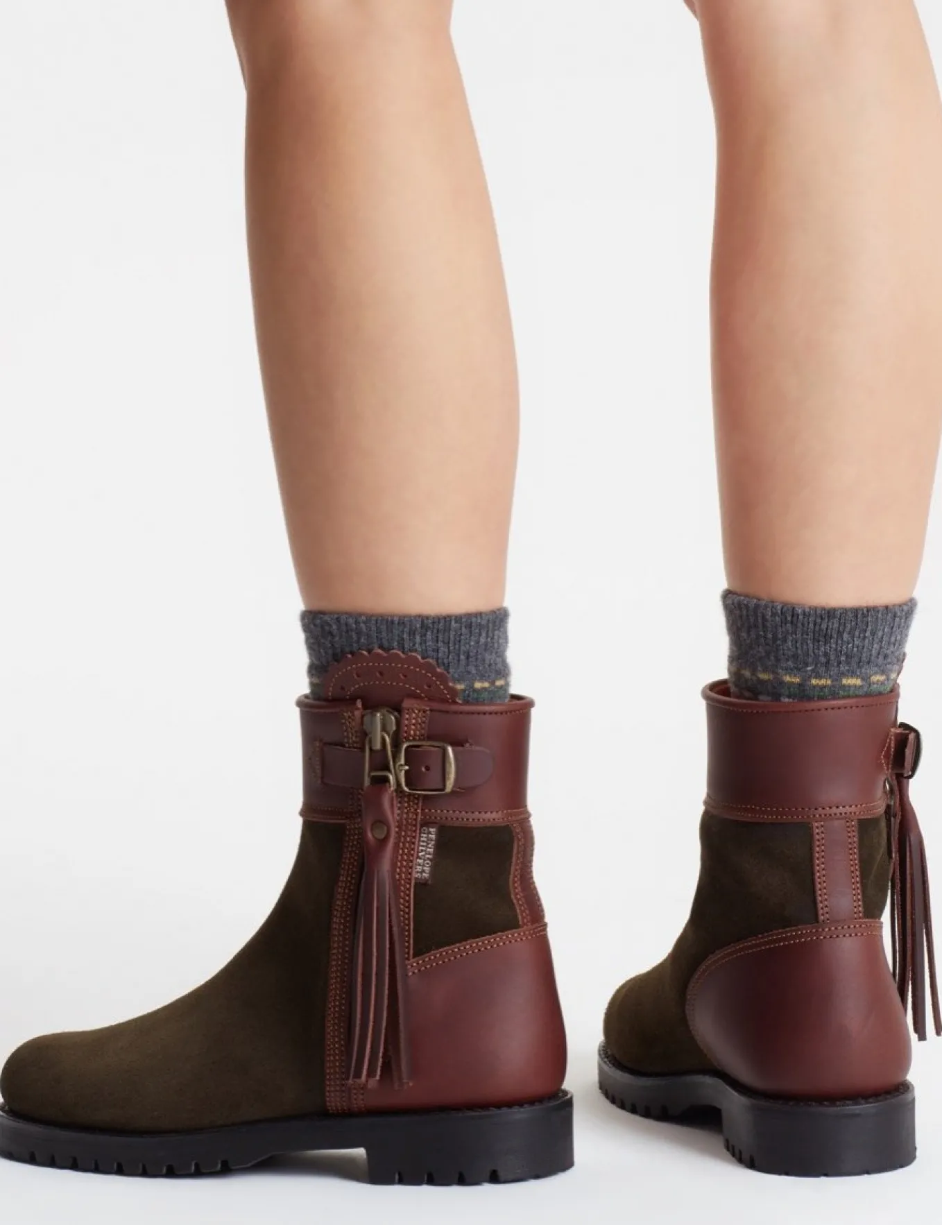 Penelope Chilvers Inclement Cropped Tassel Boot