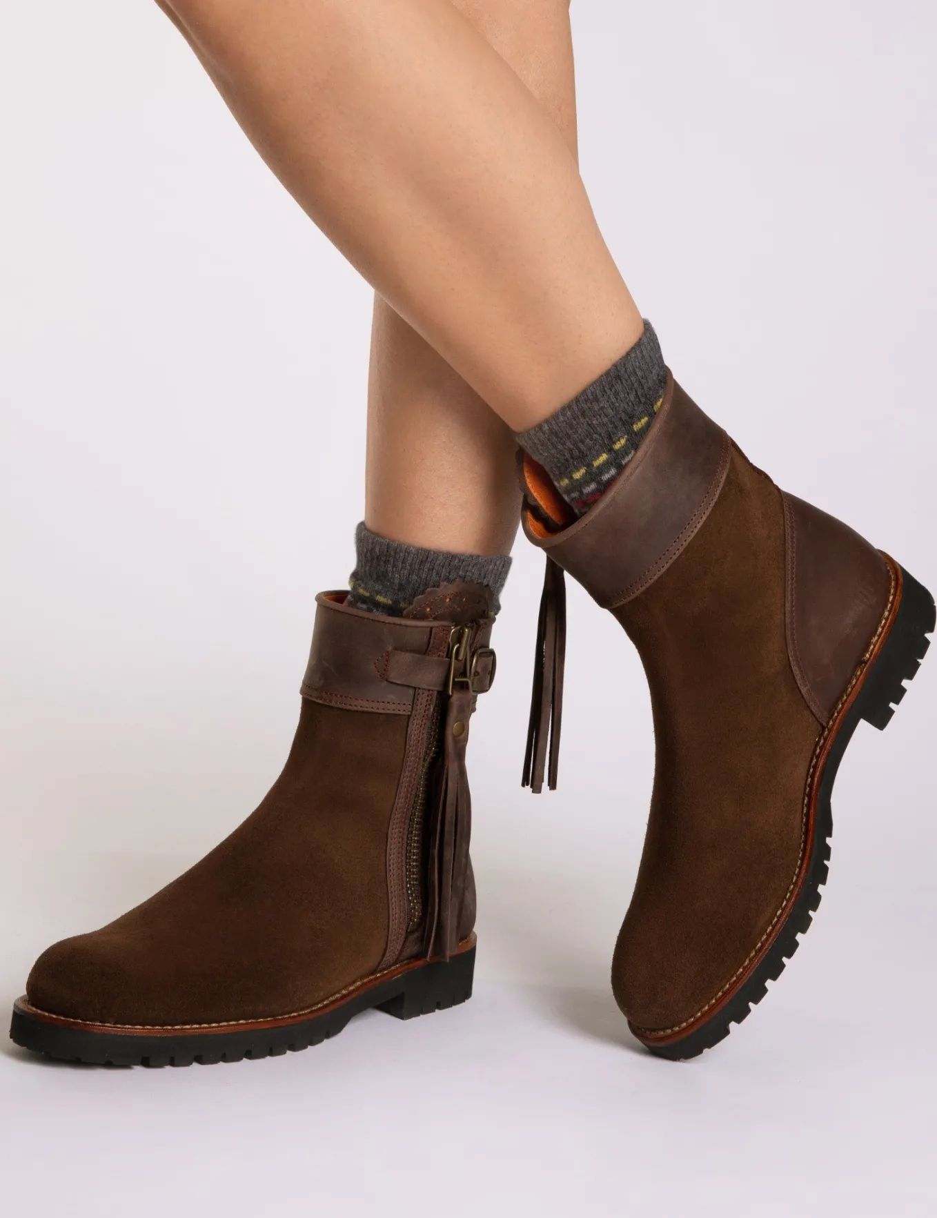 Penelope Chilvers Inclement Cropped Tassel Boot