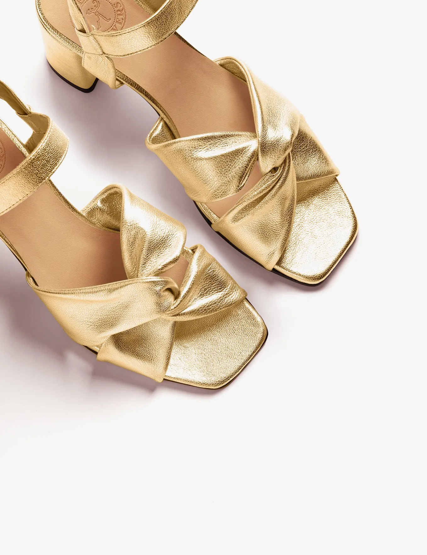 Penelope Chilvers Infinity Metallic Sandal