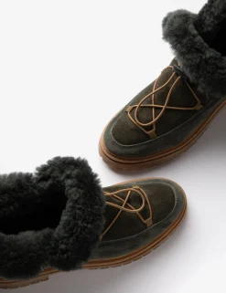 Penelope Chilvers Lomond Suede Shearling-Lined Boot