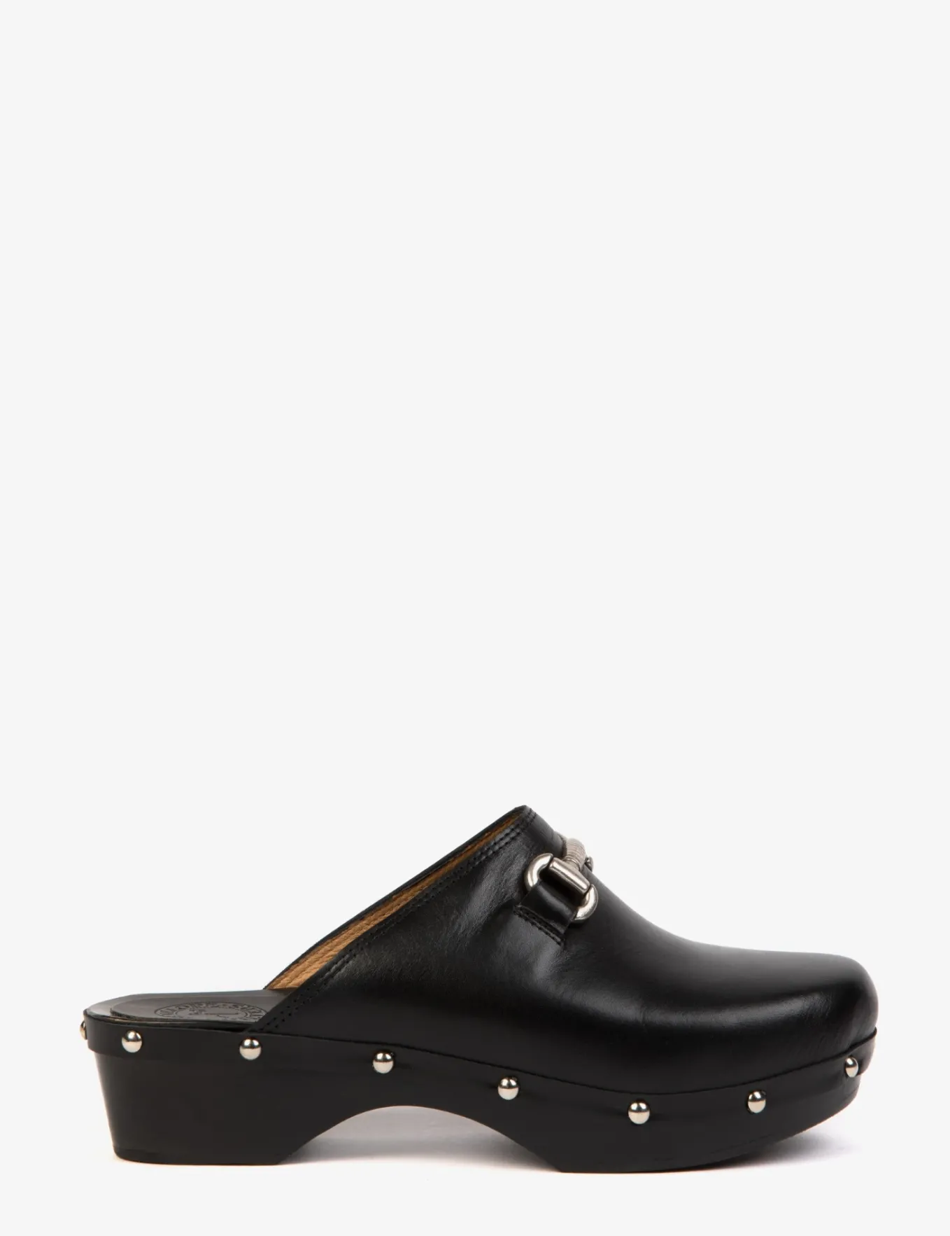 Penelope Chilvers Low Horsebit Leather Clog