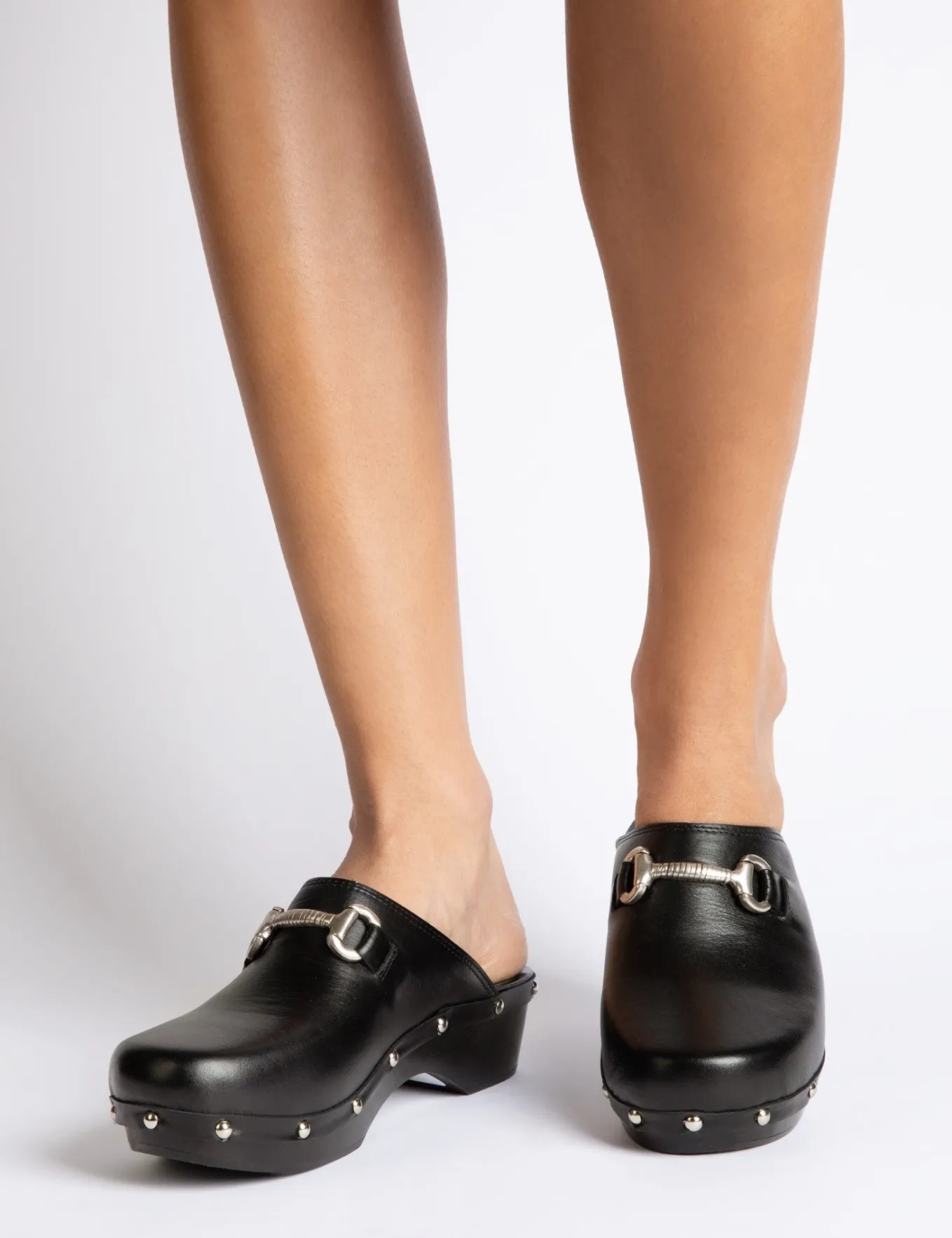 Penelope Chilvers Low Horsebit Leather Clog