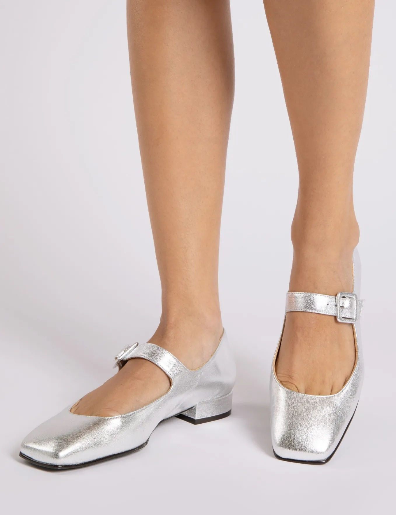 Penelope Chilvers Low Mary Jane Leather Shoe