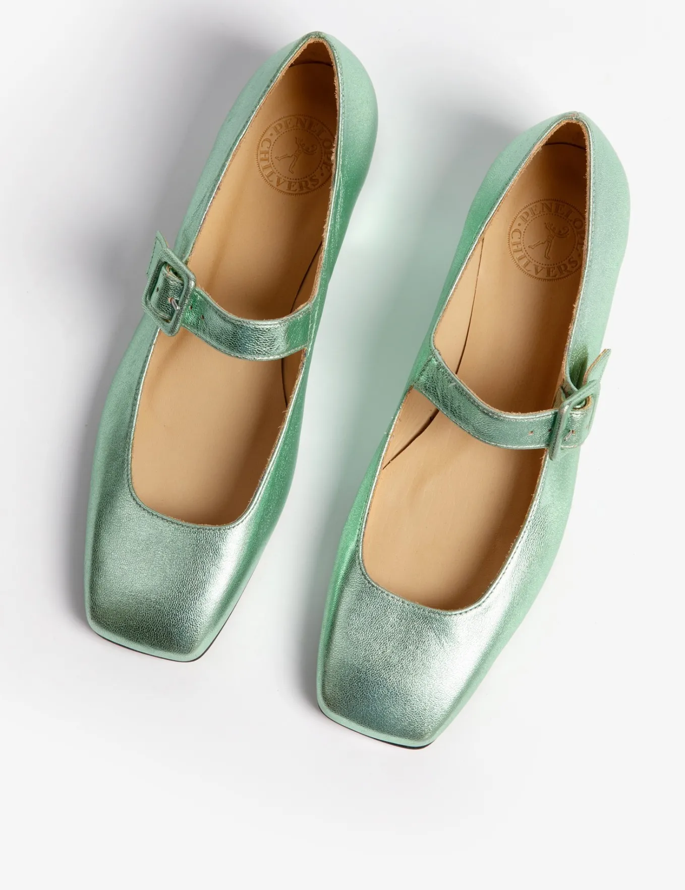 Penelope Chilvers Low Mary Jane Leather Shoe