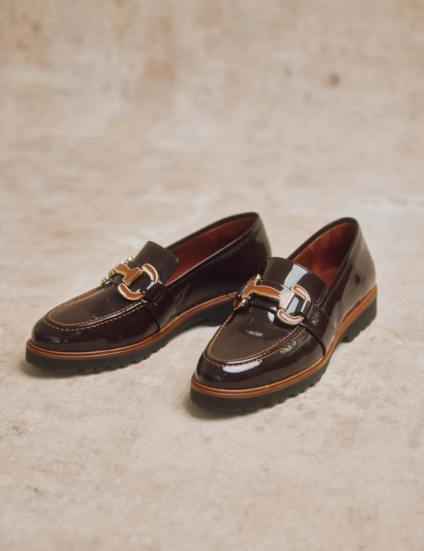 Penelope Chilvers Low Monti Patent Loafer