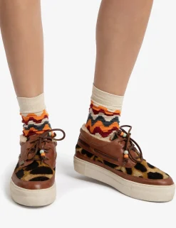 Penelope Chilvers Lumberjack Pony Wool-Lined Trainer