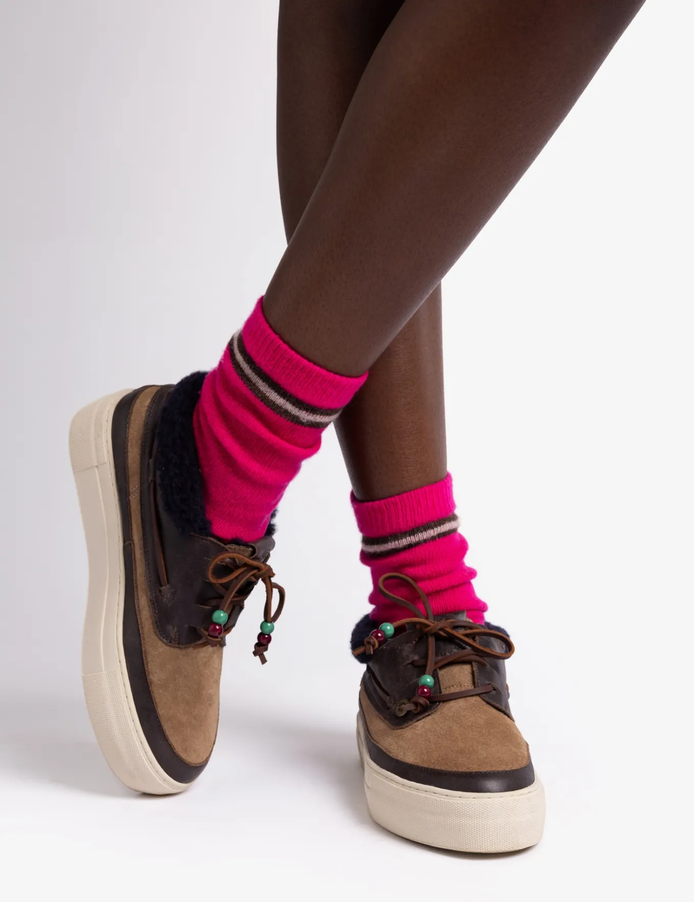 Penelope Chilvers Lumberjack Wool-Lined Trainer