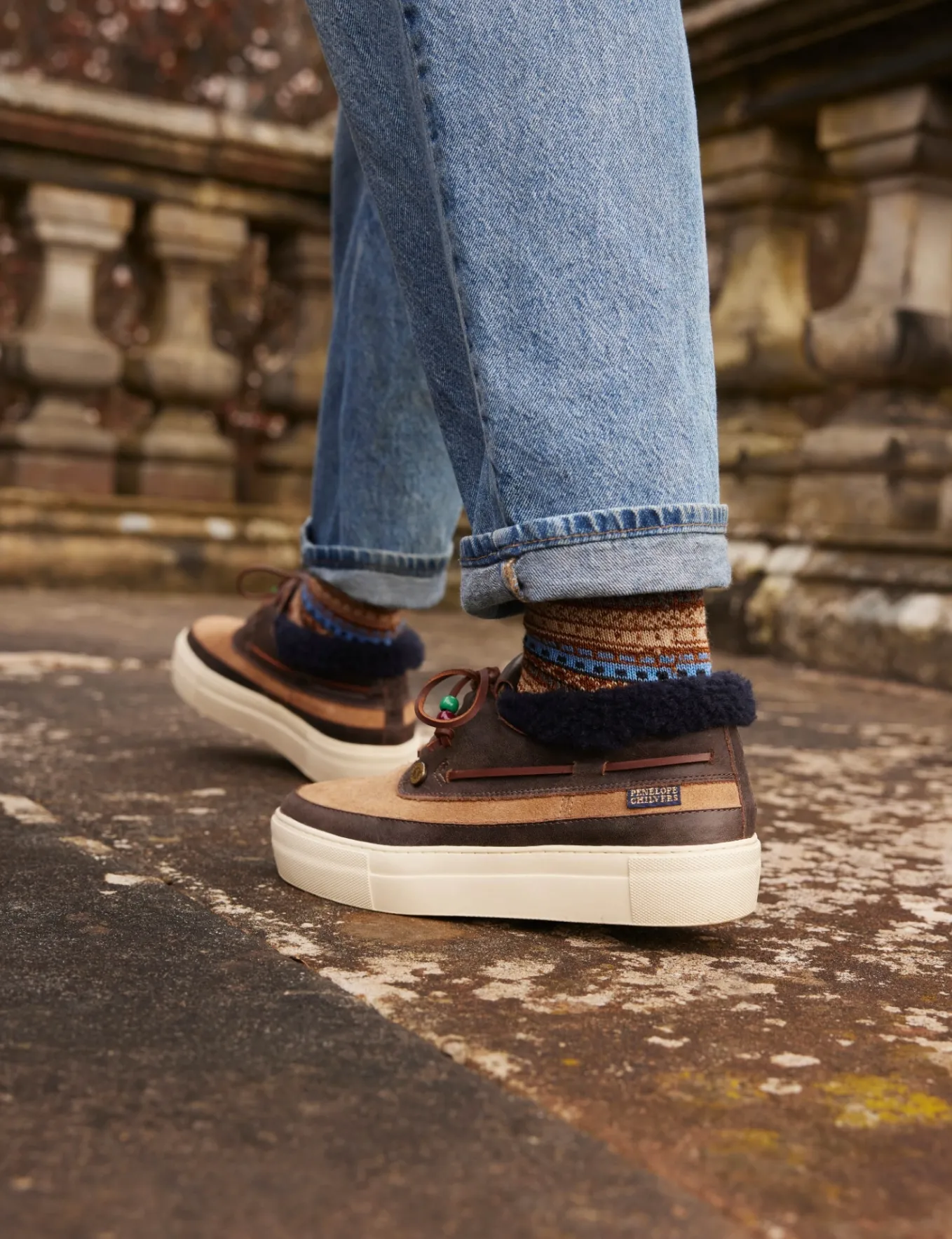 Penelope Chilvers Lumberjack Wool-Lined Trainer