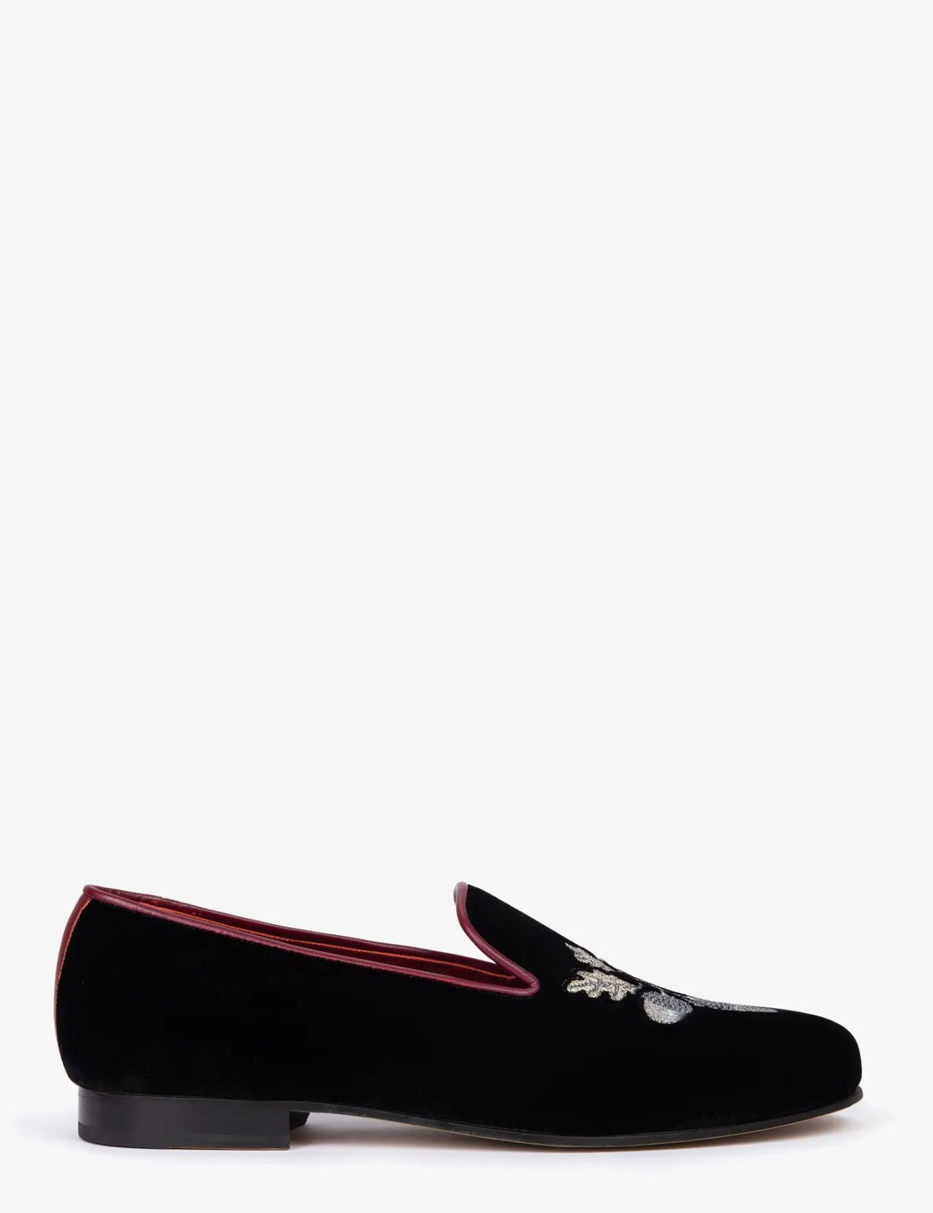 Penelope Chilvers Mens Dandy Velvet Acorn Slipper