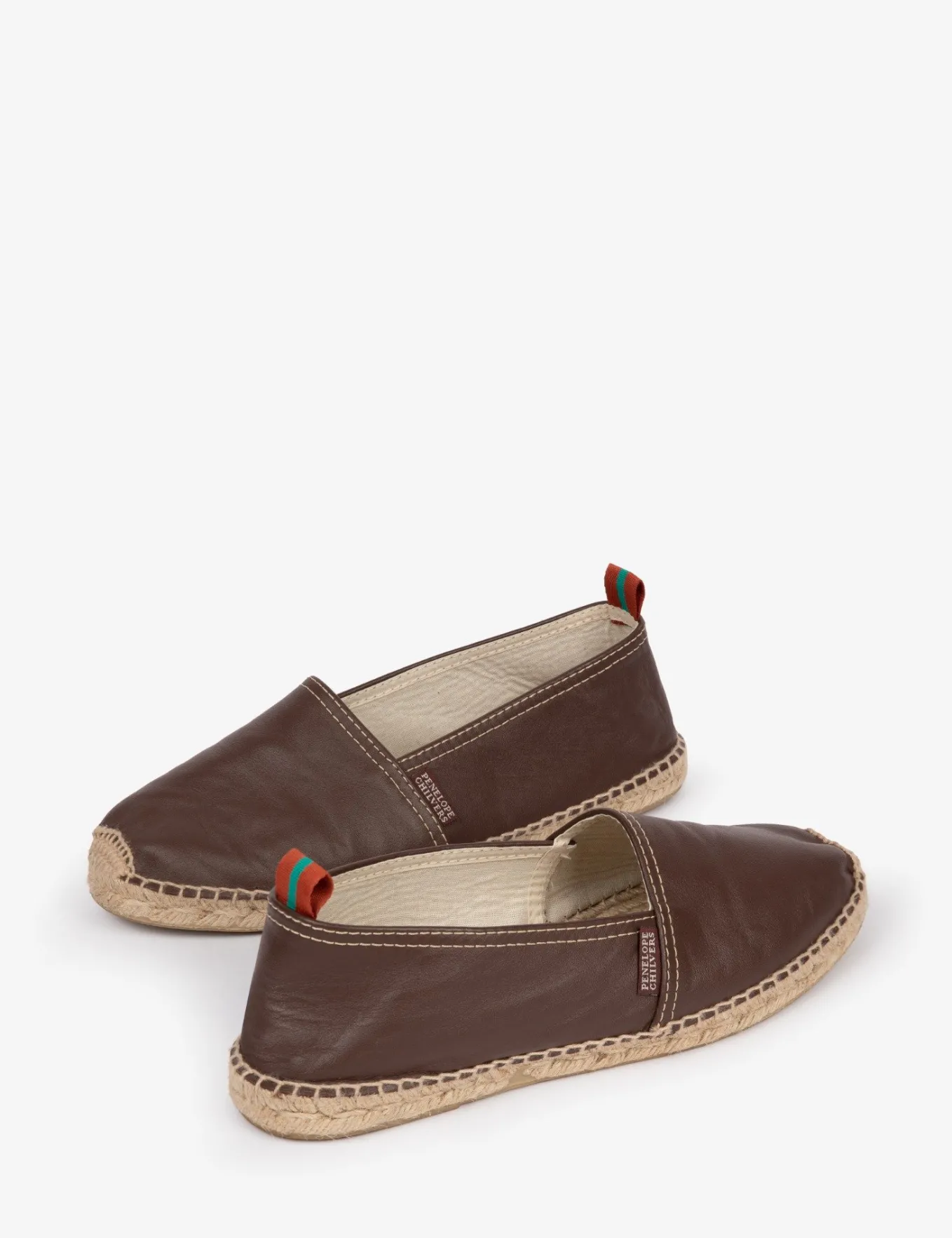 Penelope Chilvers Mens Flat Leather Espadrille