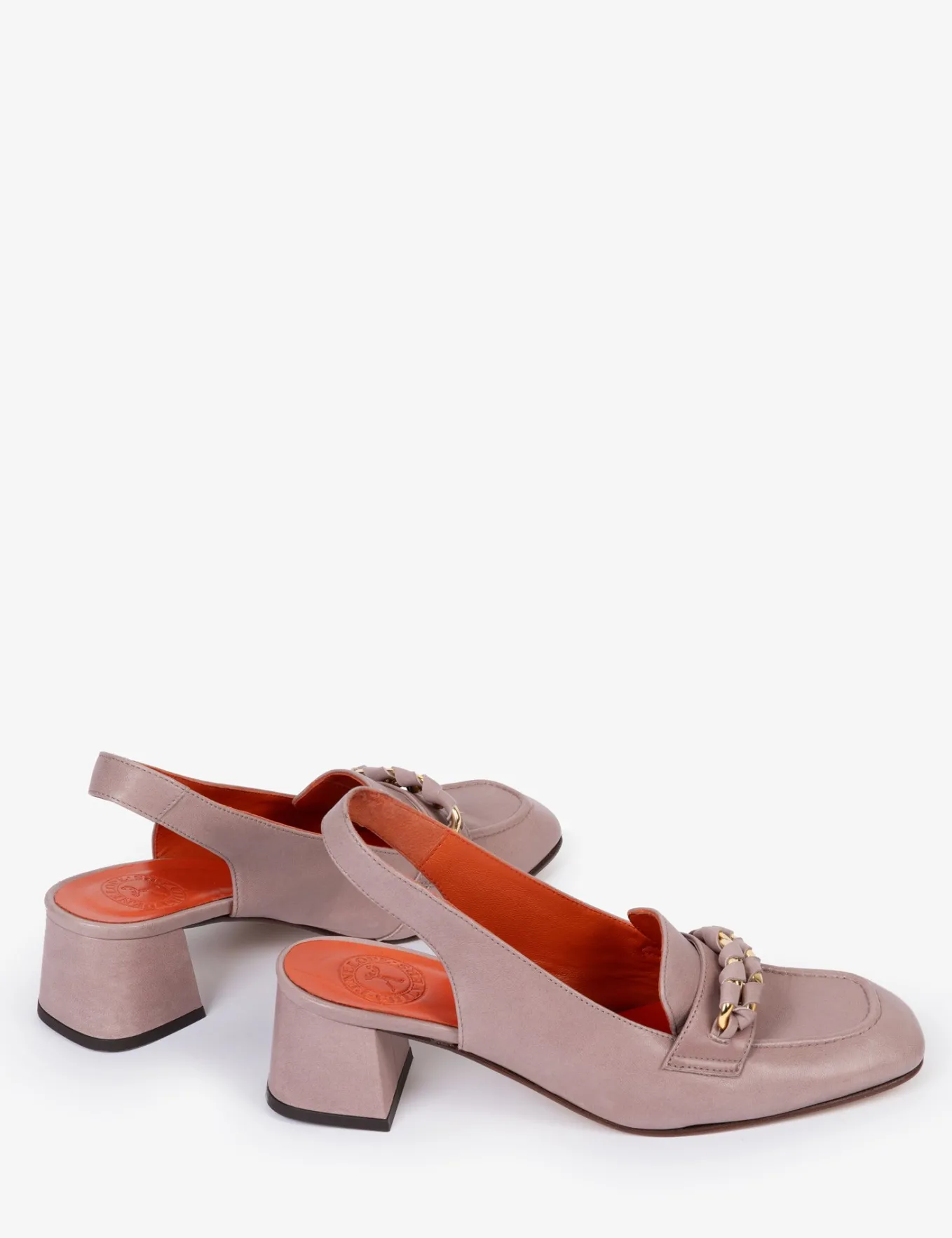 Penelope Chilvers Mid Lorenzo Slingback Leather Loafer