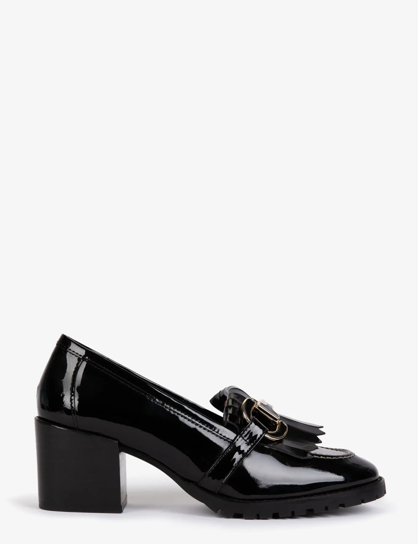 Penelope Chilvers Mid Monti Fringe Patent Loafer