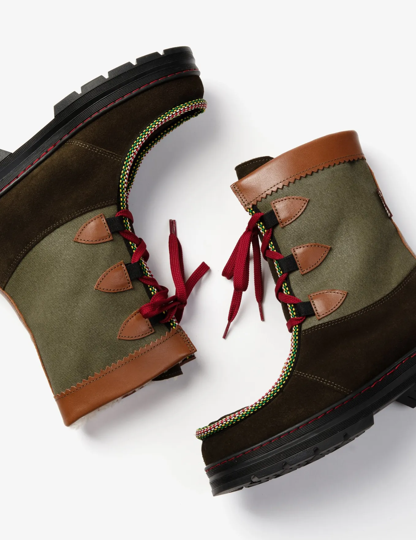 Penelope Chilvers Midcalf Intrepid Suede Shearling-Lined Boot