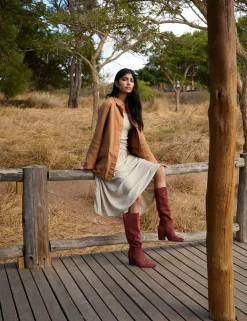Penelope Chilvers Navette Slouch Suede Boot