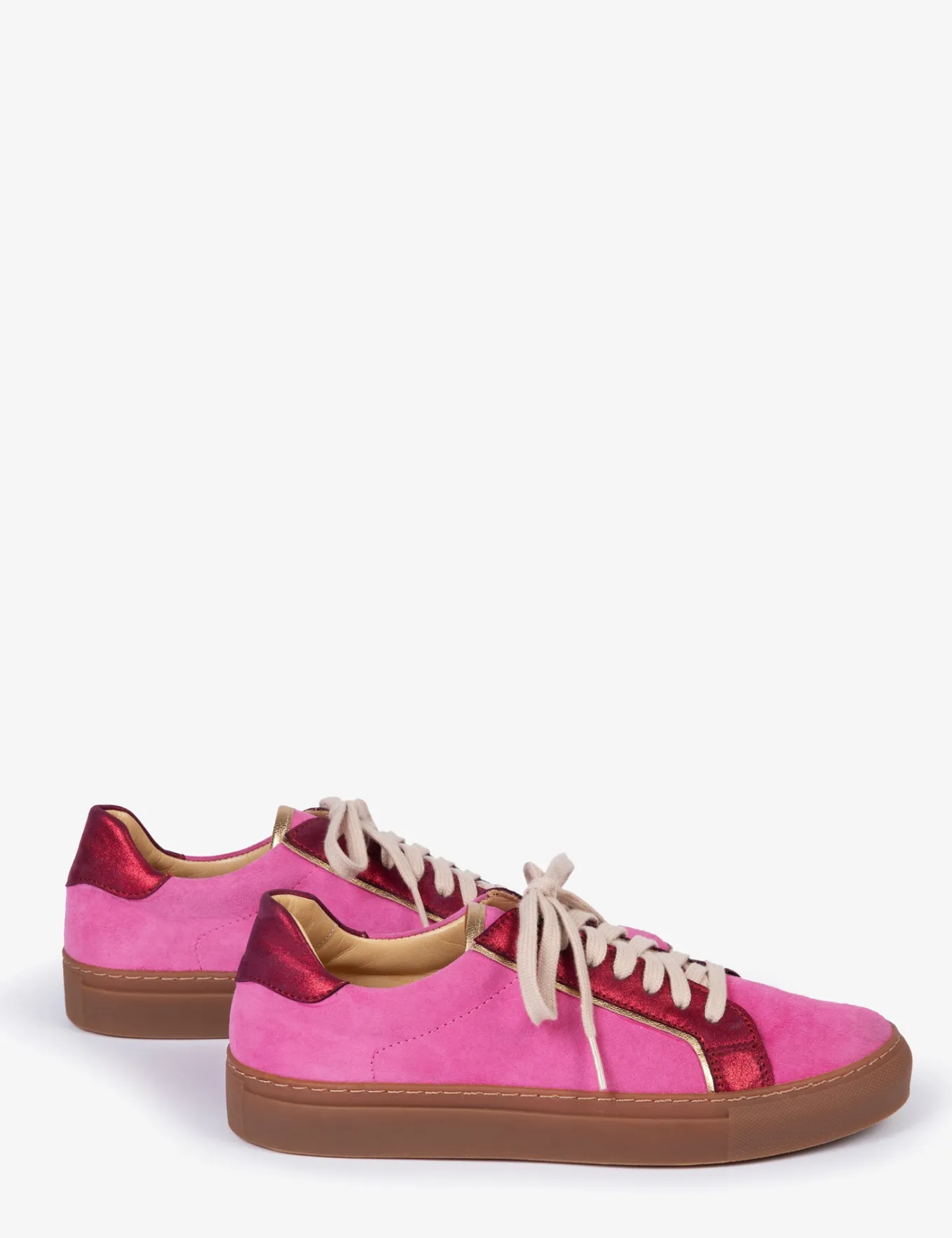 Penelope Chilvers Paradise Suede Metallic Trainer