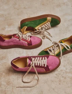 Penelope Chilvers Paradise Suede Metallic Trainer