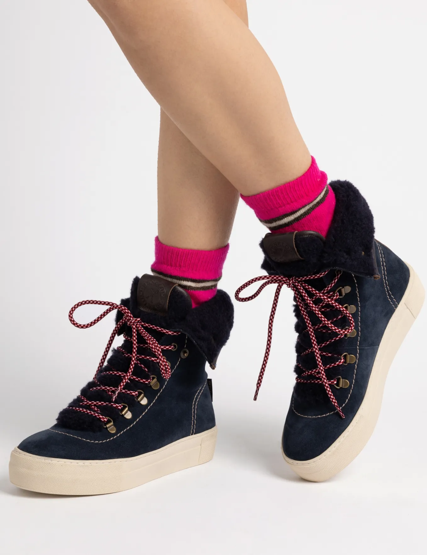 Penelope Chilvers Phoenix Wool-Lined Suede Boot