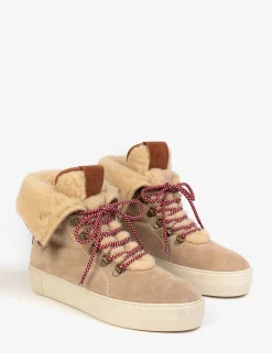 Penelope Chilvers Phoenix Wool-Lined Suede Boot