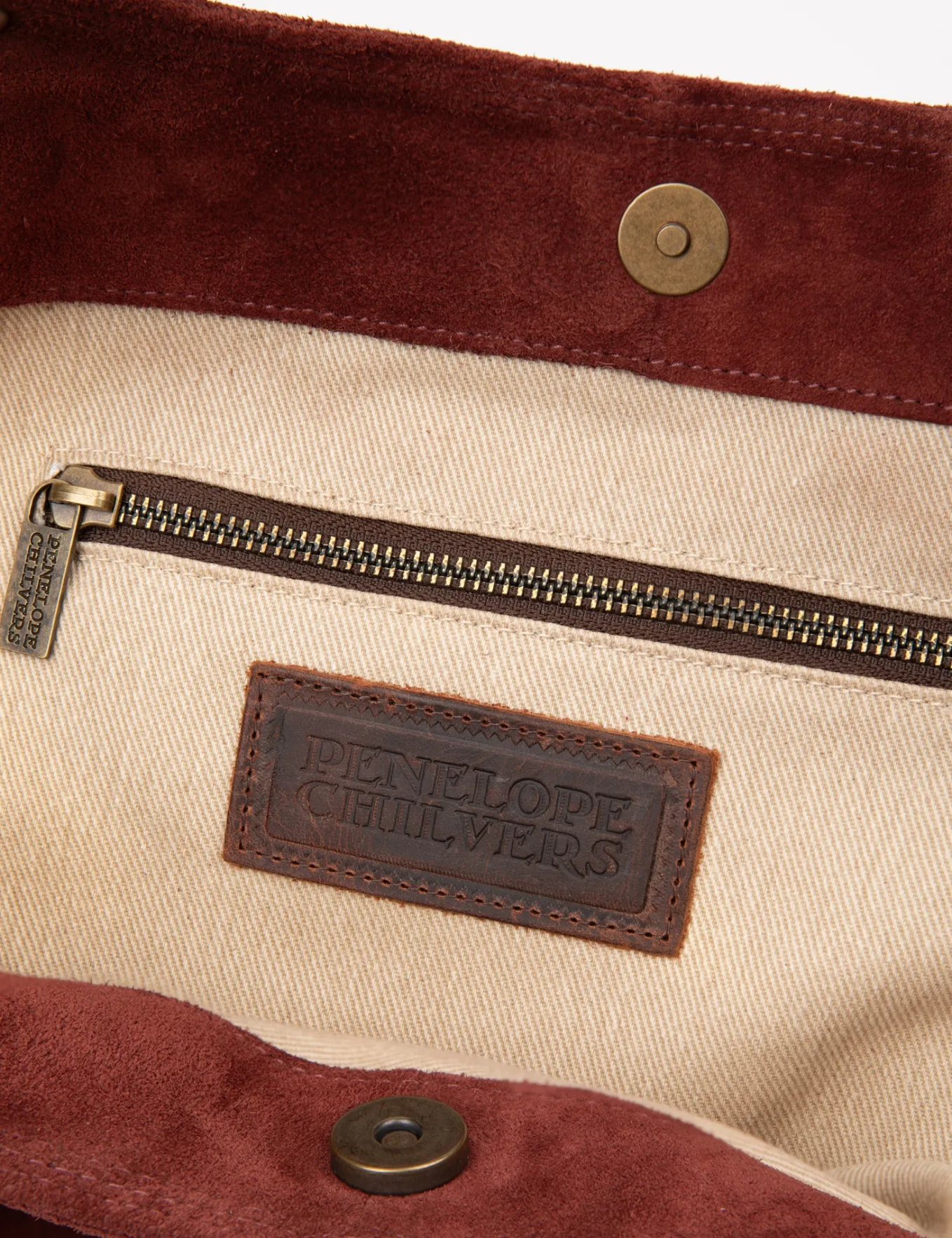 Penelope Chilvers Pillow Suede Bag