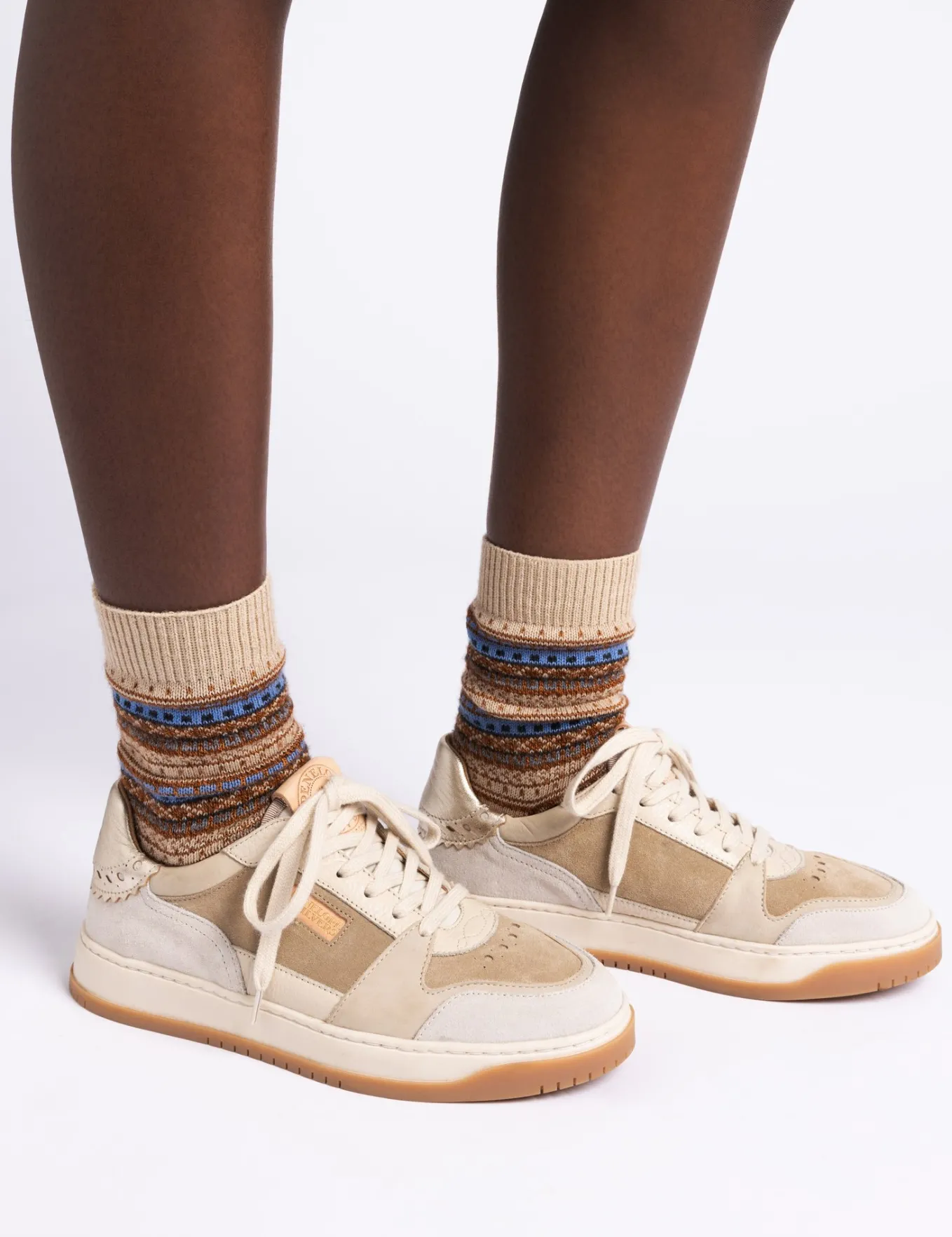 Penelope Chilvers Pintado Leather Trainer